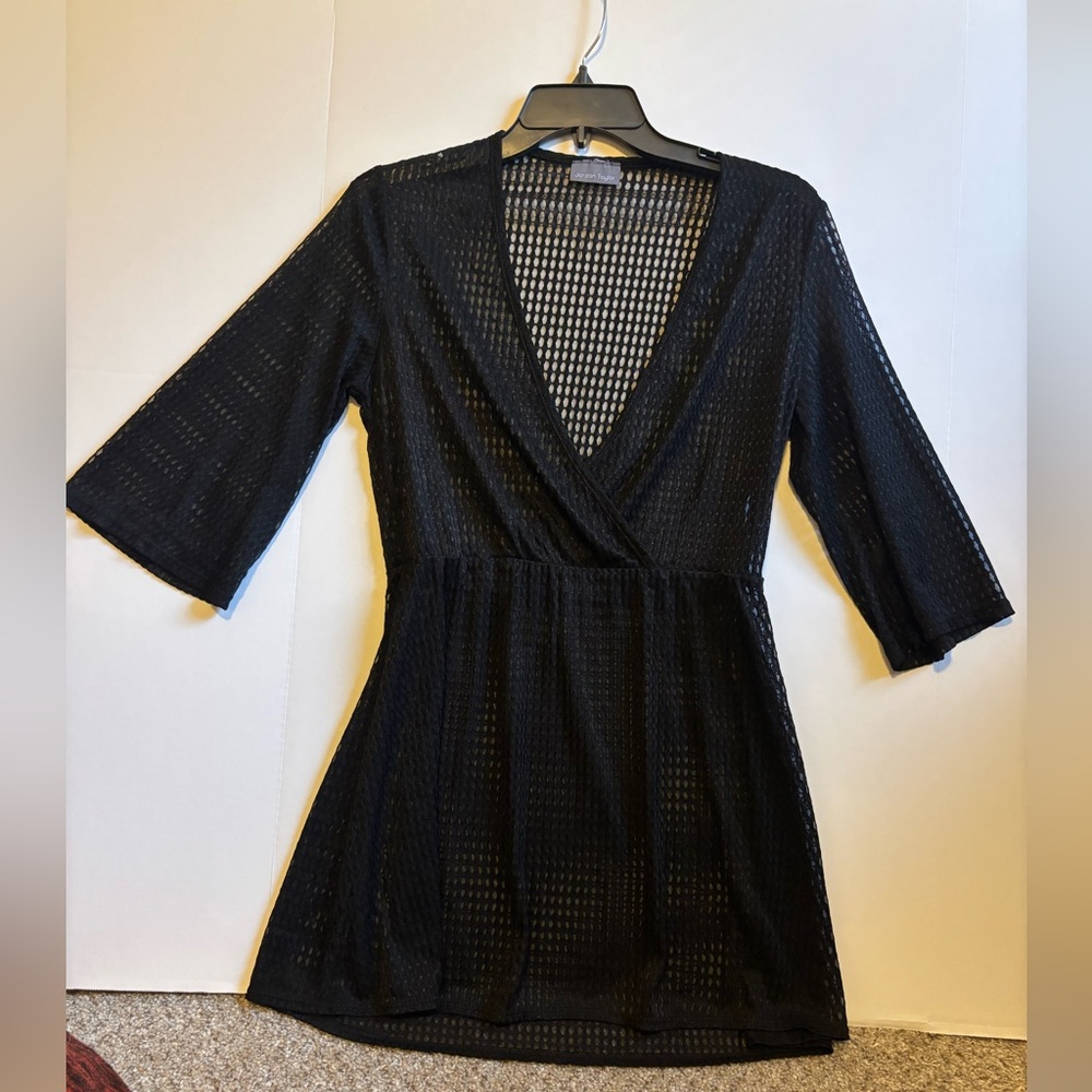 Jordan Taylor Black Swim Coverup